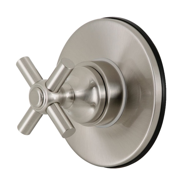 SingleHandle ThreeWay Diverter Valve with Trim Kit, Brushed Nickel